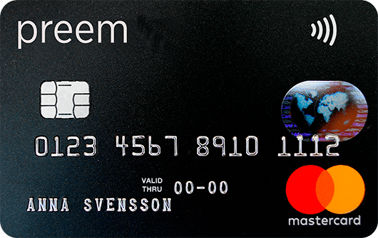 Preem Mastercard kort
