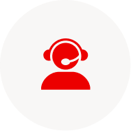 Ikon med person med headset.