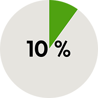 10 %