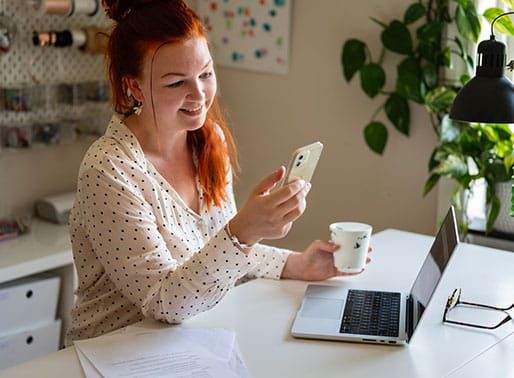 ansöker med mobilen