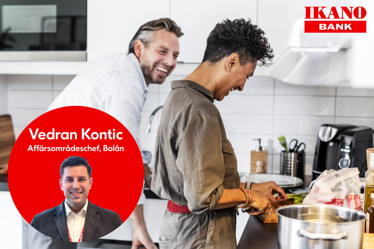 Vedran Kontic, affärsområdeschef för bolån på Ikano Bank